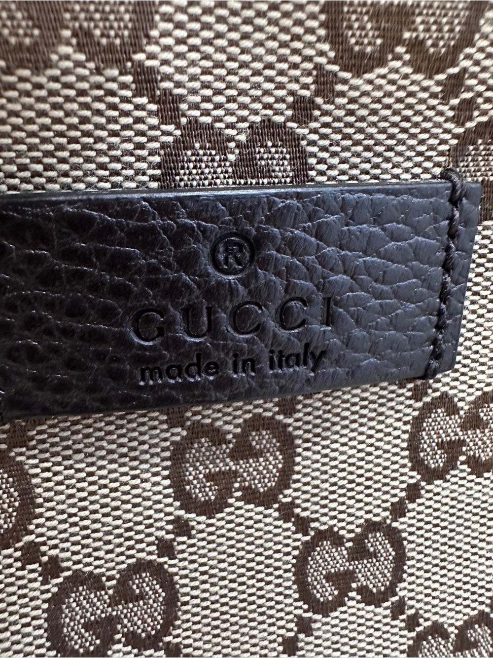 Gucci Monogram Travel Backpack Dark Brown - Picture 6 of 12